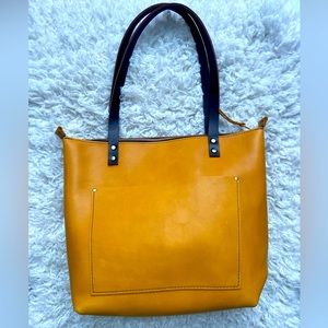 🌻 Portland Leather Goods Sunflower Tote 🌻